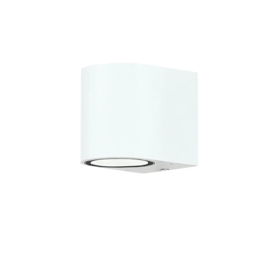 Moderne Außenwandleuchte Down Spot halbrund AALBORG