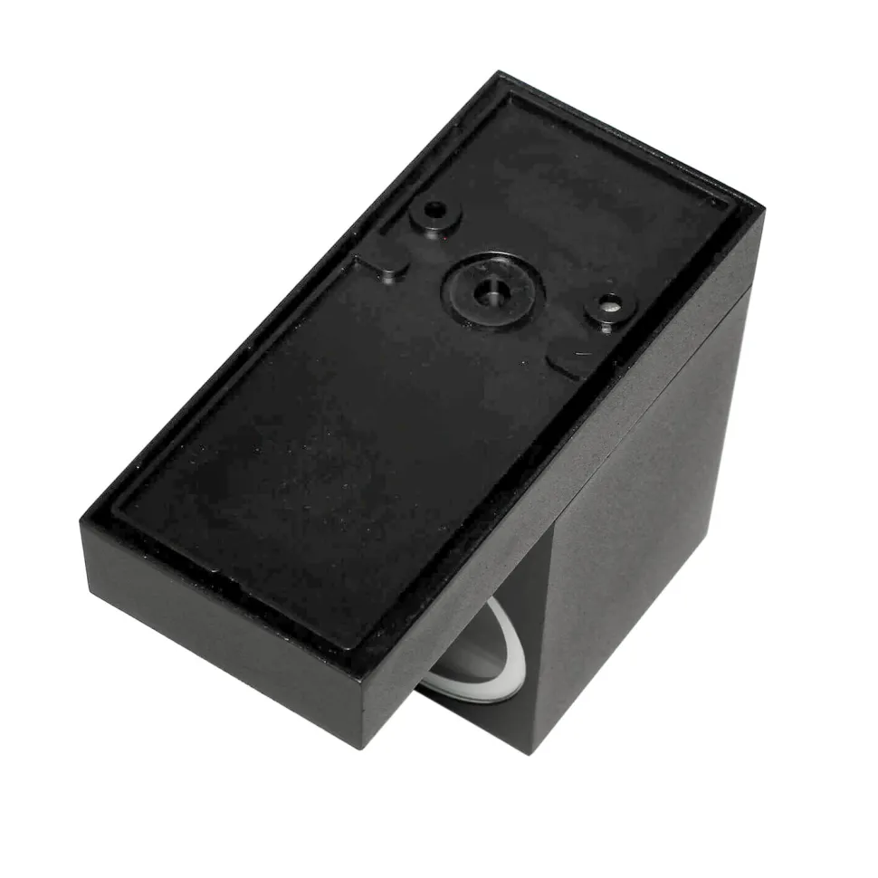 Moderne Außenwandleuchte mit Bewegungsmelder Grau AALBORG