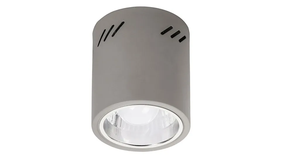 Moderne Deckenlampe Metall E27 Ø13,3cm in Grau
