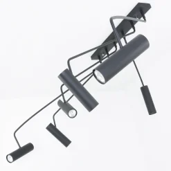 Moderne Deckenleuchte Schwarz 6-flmg