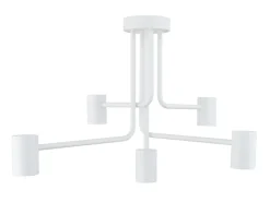 Moderne Deckenleuchte Weiß Metall GU10 auffällig