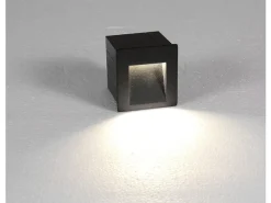 Moderne LED Wandaußenleuchte in graphit