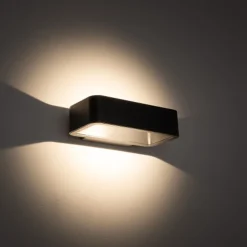 Moderne LED Wandlampe in anthrazit