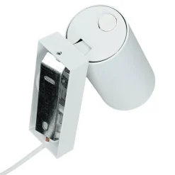 Moderne Leselampe Wand mit Schalter Kabel Weiß