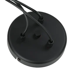 Moderne Pendelleuchte E27 Schwarz 3-flmg