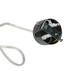 Moderne Pendelleuchte in anthrazit 24/120 cm