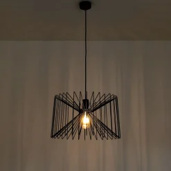 Moderne Pendelleuchte NESS schwarz