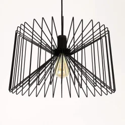 Moderne Pendelleuchte NESS schwarz