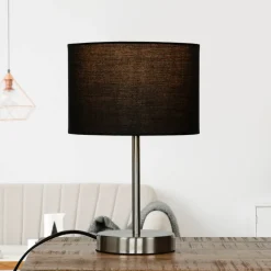 Moderne runde Tischleuchte