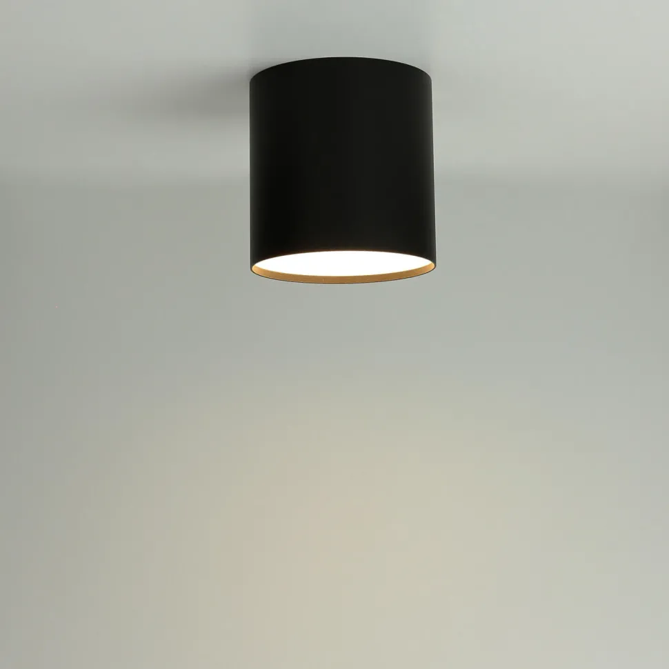 Moderne Spot Lampe Decke Schwarz Ø13cm GU10 POINT