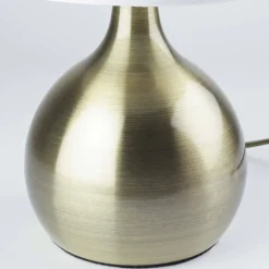 Moderne Touch Tischleuchte E14 Touchdimmer Weiß