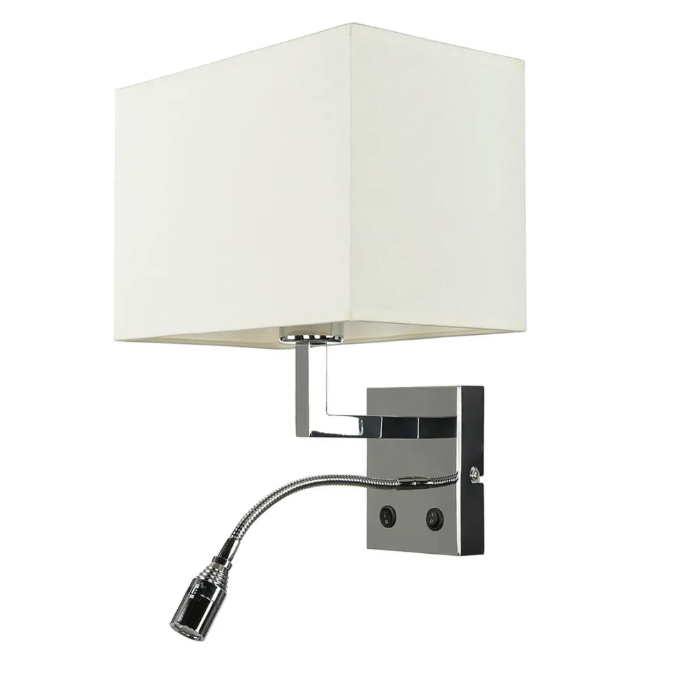 Moderne Wandleuchte mit LED Lesearm