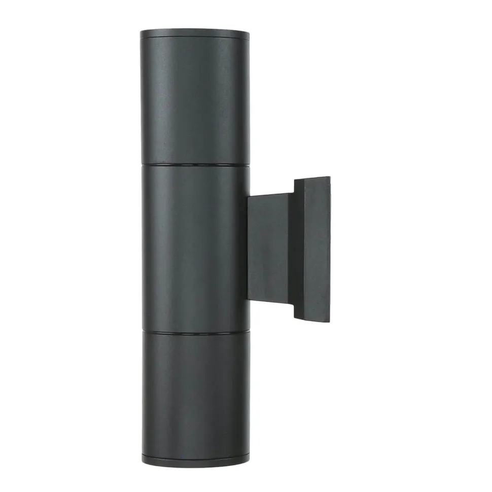 Moderne Wandleuchte Schwarz Up Down IP54 Outdoor