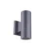 Moderne Wandleuchte Up Down Anthrazit GU10 IP44 außen