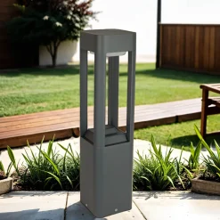 Moderne Wegeleuchte Anthrazit 50 cm IP54 GX53