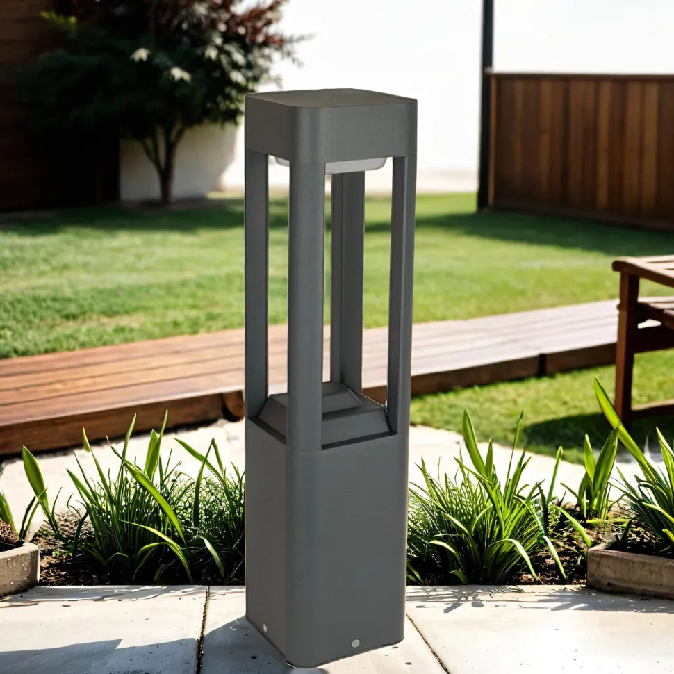 Moderne Wegeleuchte Anthrazit 50 cm IP54 GX53