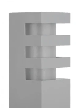 Moderne Wegeleuchte in Silber 50cm wetterfest IP54