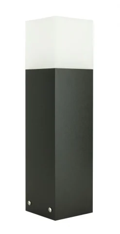 Moderne Wegeleuchte Schwarz 40cm IP44 eckig