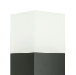 Moderne Wegeleuchte Schwarz 40cm IP44 eckig