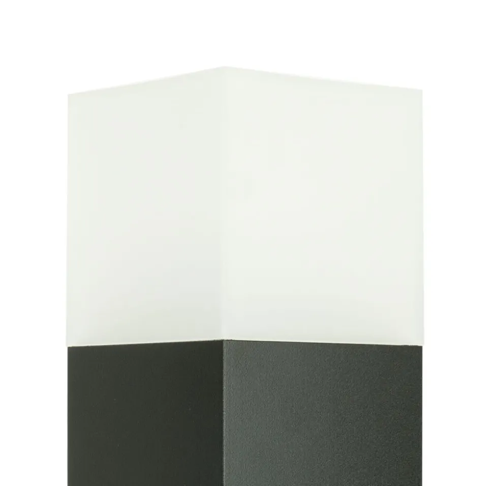 Moderne Wegeleuchte Schwarz 40cm IP44 eckig