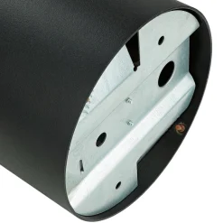 Moderner Deckenspot GU10 Metall in Schwarz Gold