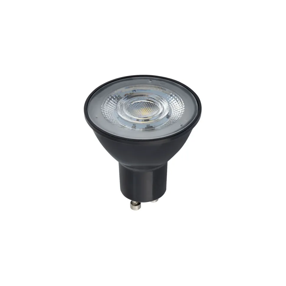 Modernes LED Leuchtmittel Schwarz 3000 K 600 lm Ø5 cm