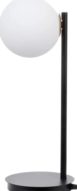 Nachttischleuchte Metall Glas blendarm G9 43 cm klein