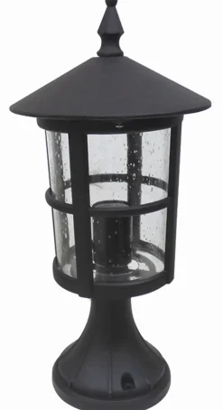 Nostalgische Außenlampe HENA Schwarz IP43 E27