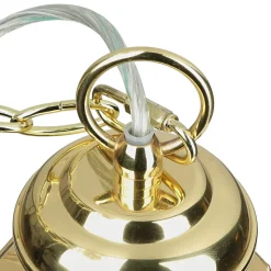 Outdoor Hängeleuchte Messing Glas Vintage Design E27