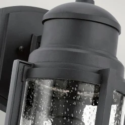 Outdoor Wandleuchte Schwarz IP44 Maritim LERA