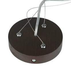 Pendel Hängelampe Holzleuchte Braun Esszimmer rund