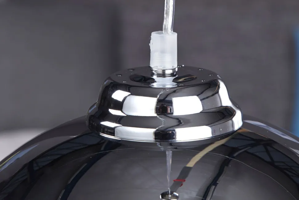 Pendellampe Ø30cm rund Retro Lampe Esszimmer Kugel