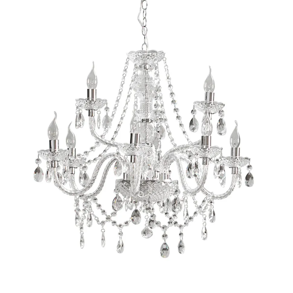 Pendellampe E14 Klassisch imposant Kronleuchter