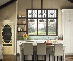 Pendelleuchte ARCO Glas Schirm Industrie Design