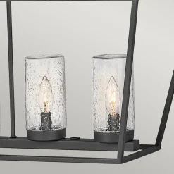 Pendelleuchte außen 101,6 cm lang E14 IP44 Schwarz Vintage