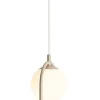 Pendelleuchte Beige Metall Glas L:18,5 cm E14 2-flammig