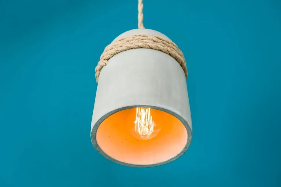 Pendelleuchte Beton Ø18cm Esszimmer Wohnzimmer