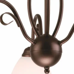 Pendelleuchte Braun Metall Esstisch Rustikal 3xE27