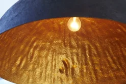 Pendelleuchte Ø50cm rund Modern Design Gold schwarz