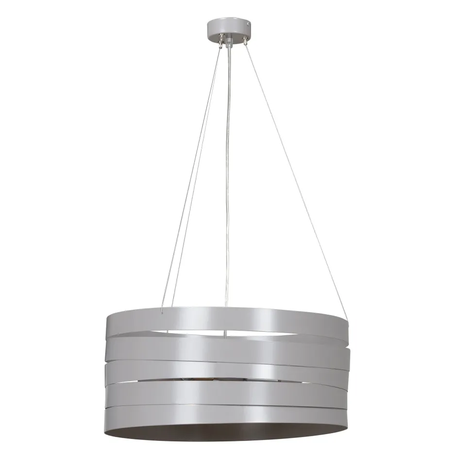 Pendelleuchte DONNA Grau verstellbar Metall Ø45cm