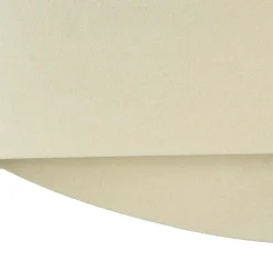 Pendelleuchte Esstisch Creme Gold Stoff Lampe