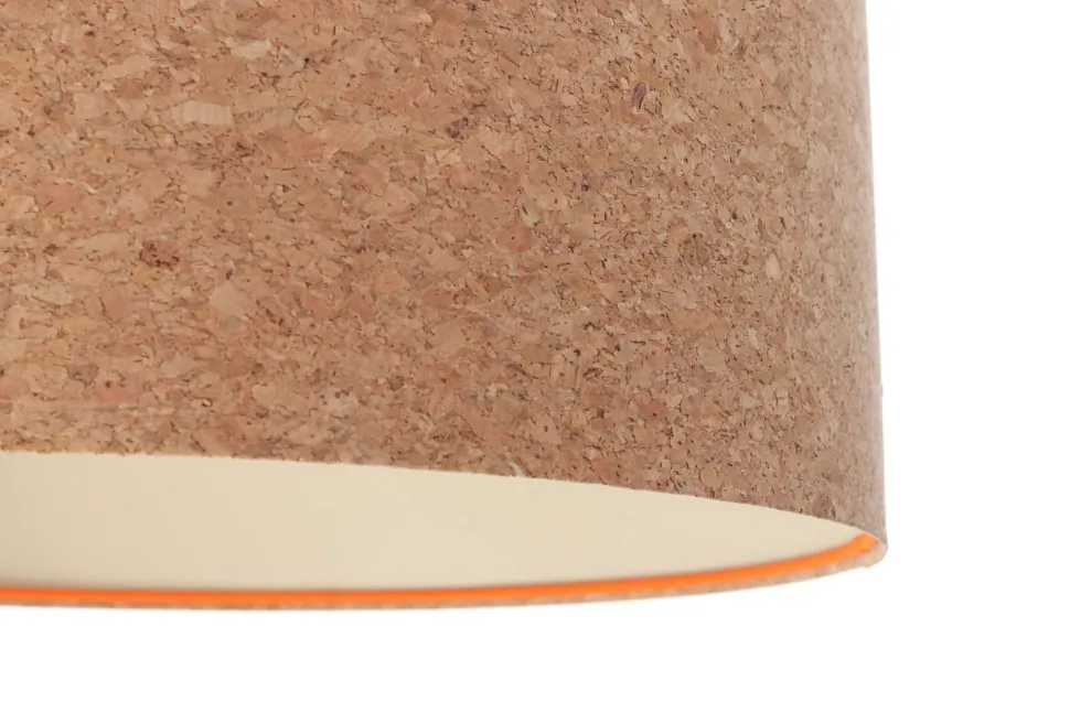 Pendelleuchte Esstisch E27 Ø 50 cm Kork Modern Boho