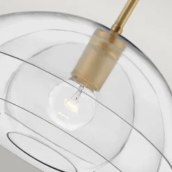 Pendelleuchte Esstisch Glas Ø 40,7 cm H: max. 106,6 cm E27