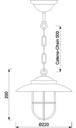 Pendelleuchte Esstisch Messing Glas Maritim Ø22cm