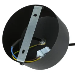 Pendelleuchte Esstisch Metall rund 40 cm Schwarz Gold