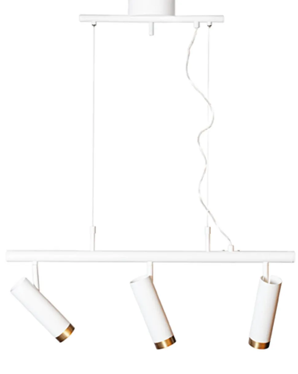 Pendelleuchte 3-flammig 80 cm breit H: max. 140 cm GU10