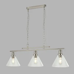 Pendelleuchte 3-flammig E27 B: 95 cm Vintage Design