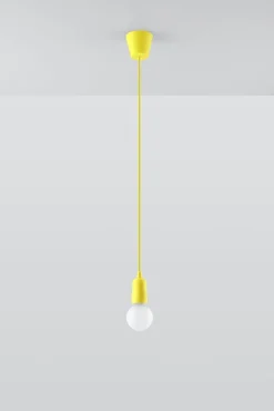 Pendelleuchte Gelb Retro vielseitig NESSA Wohnzimmer