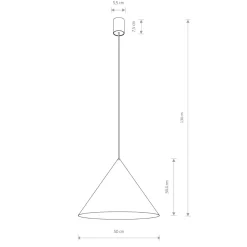 Pendelleuchte Grün GU10 Ø 50 cm Metall Retro verstellbar