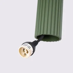 Pendelleuchte Grün schmal B: 8 cm H: max. 118 cm GU10 Modern
